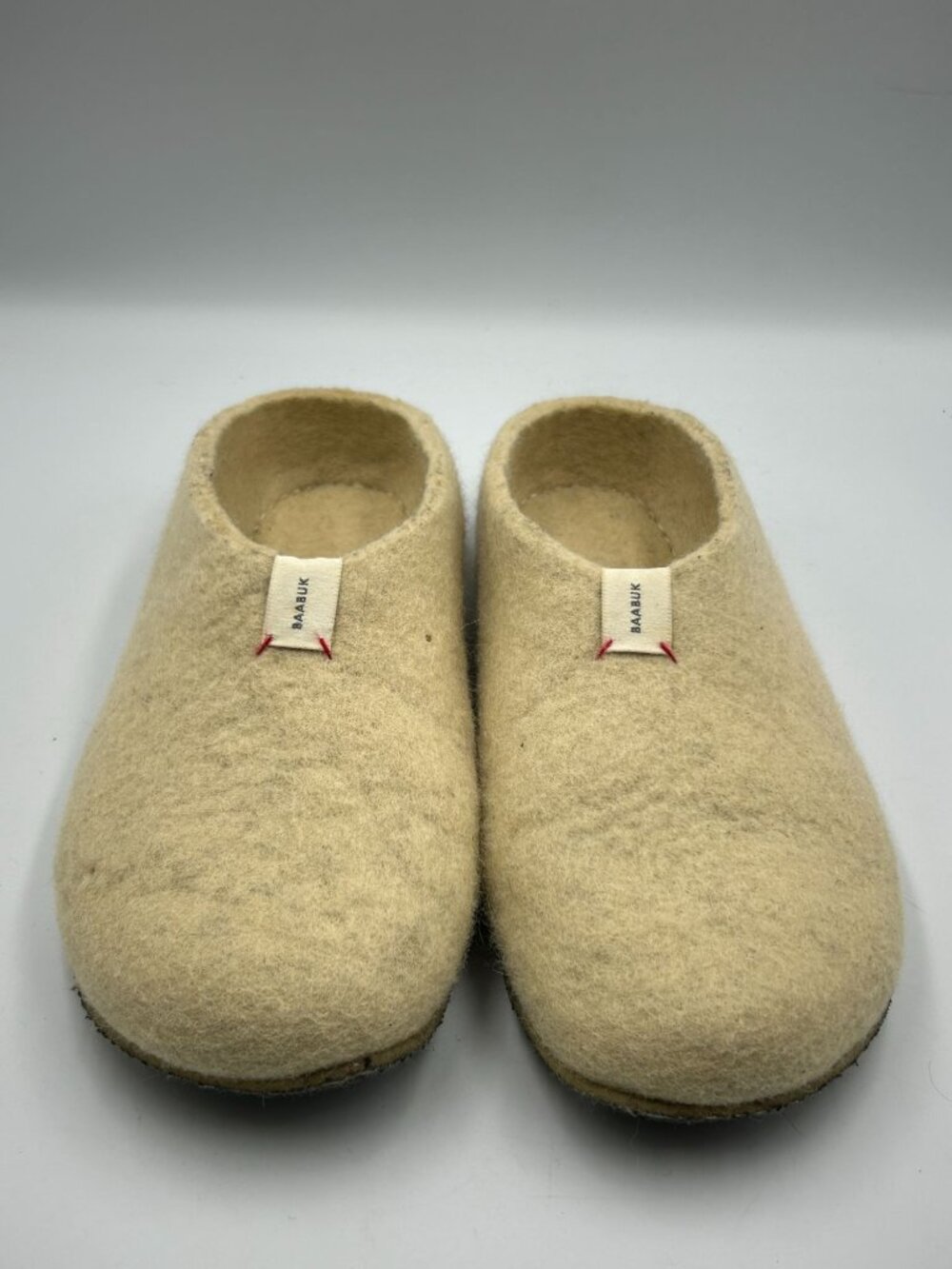 Baabuk Men's Vainilla Wool Felted Mel Slip-On Slippers Size 11 (44) 3298 - Picture 10 of 16